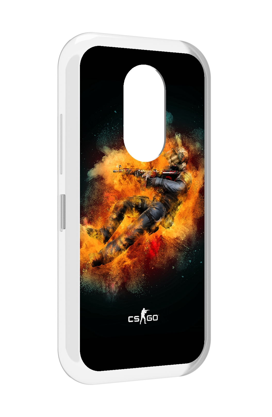 

Чехол MyPads CS-go-Контр-террорист мужской для Doogee S61 / S61 Pro, Прозрачный, Tocco