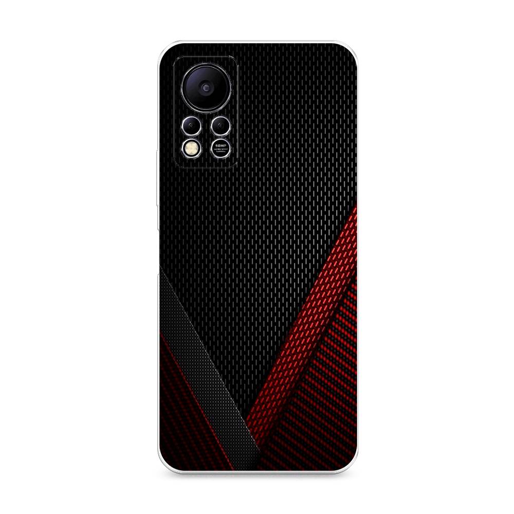 

Чехол Awog на Infinix HOT 11S NFC "Красный карбон", Разноцветный, 3100950-3