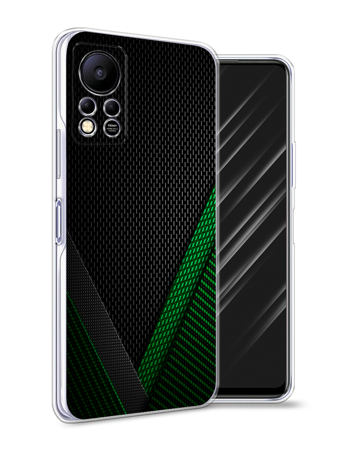 

Чехол Awog на Infinix HOT 11S NFC "Зеленый карбон", Разноцветный, 3100950-3