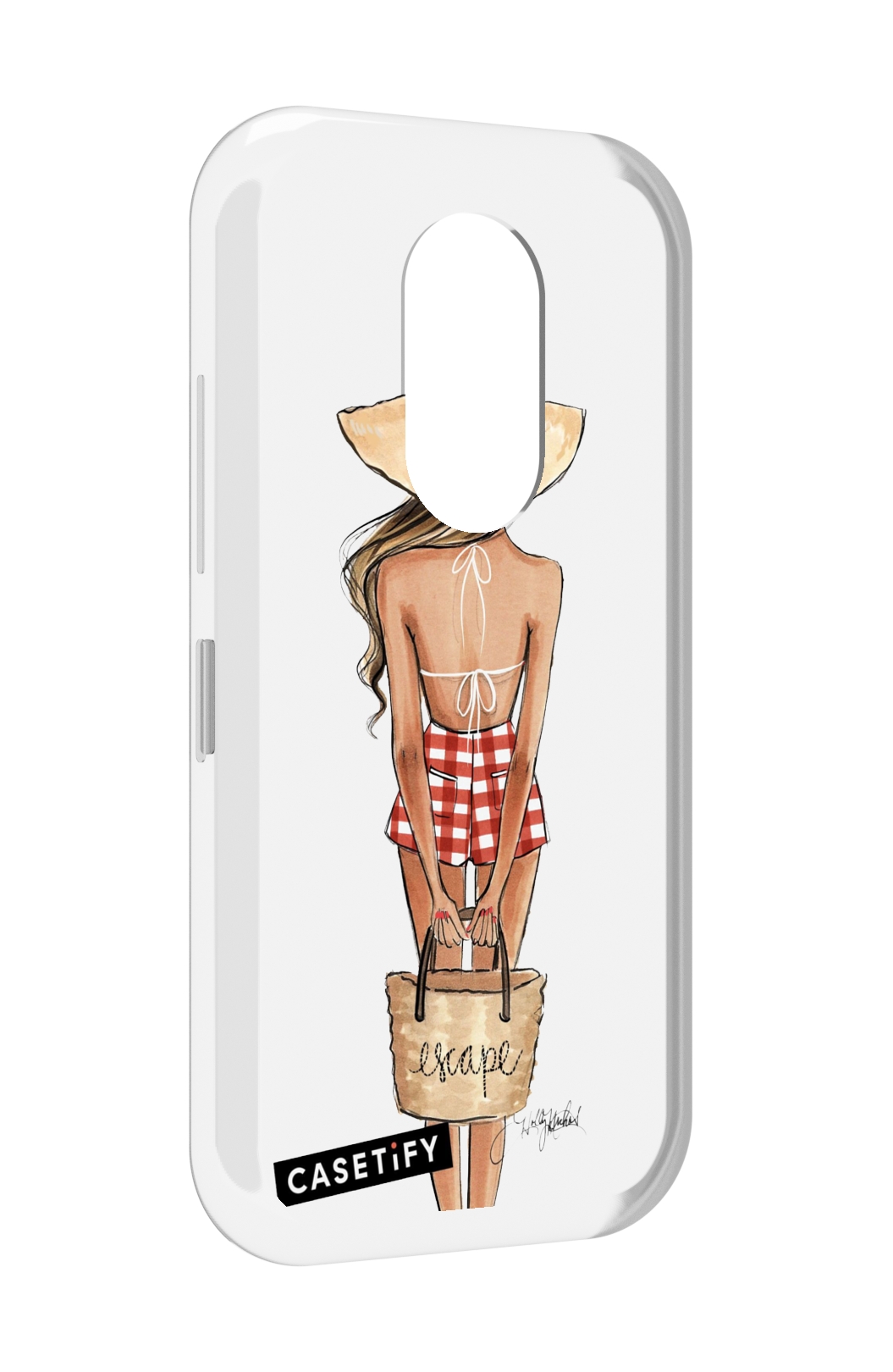 

Чехол MyPads CASETiFY женский для Doogee S61 / S61 Pro, Прозрачный, Tocco