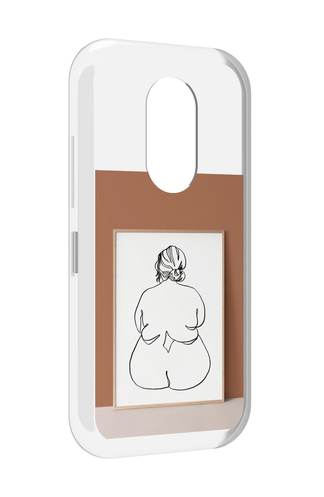 

Чехол MyPads Body Positive Female Figure Line Art женский для Doogee S61 / S61 Pro, Прозрачный, Tocco