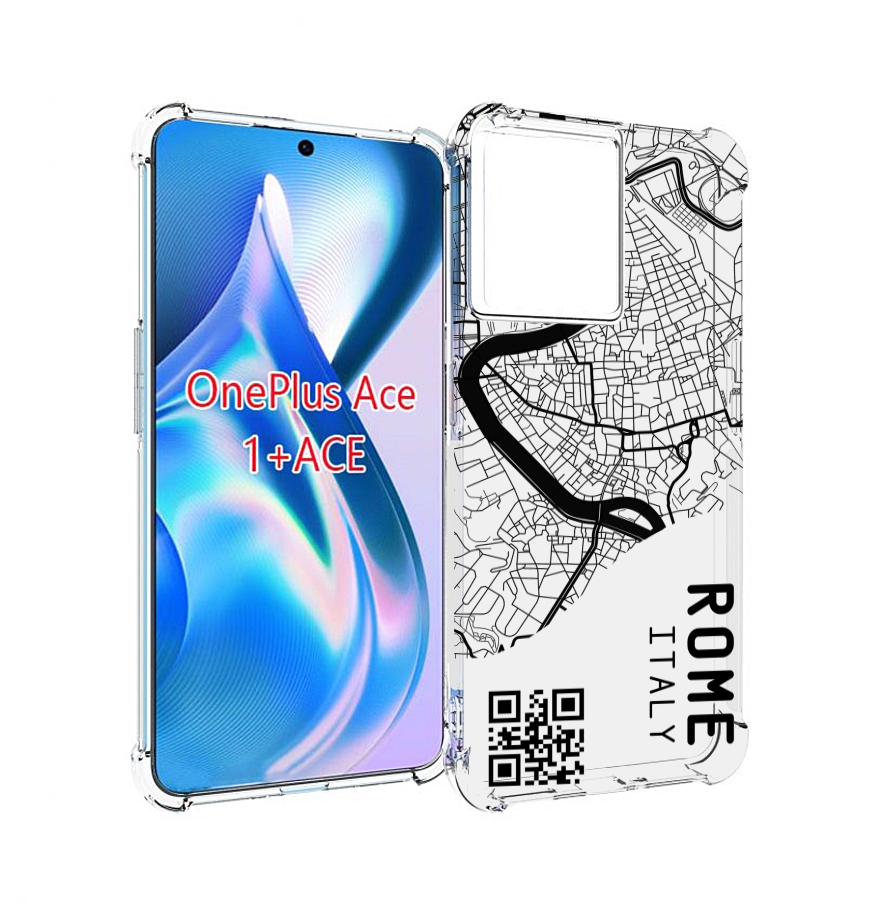 

Чехол MyPads схема-рим для OnePlus Ace, Прозрачный, Tocco