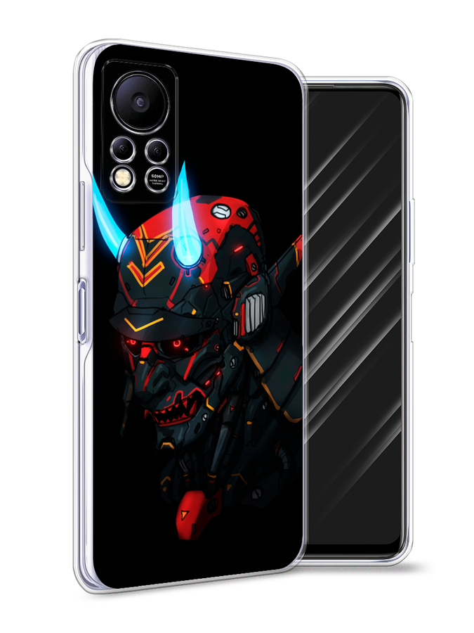 

Чехол Awog на Infinix HOT 11S NFC "Неоновый самурай", Разноцветный, 3100950-6