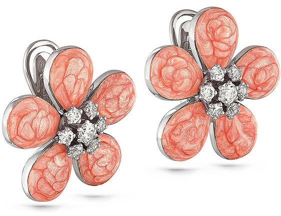 

Серьги женские из серебра Kabarovsky 12-011-8111, swarovski, 12-011-8111
