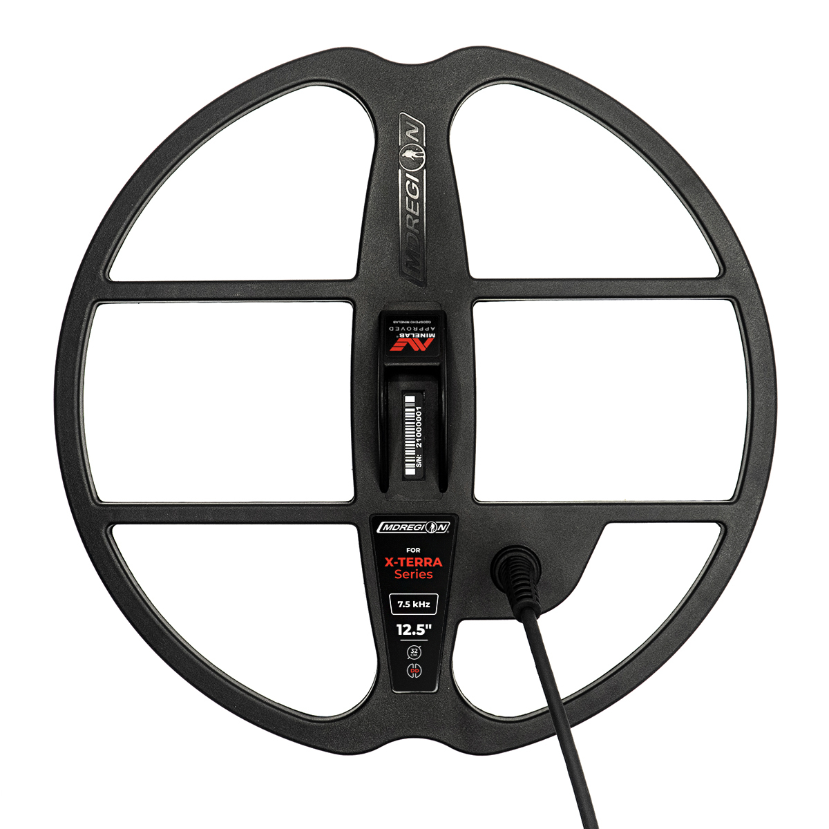 

Катушка MDREGION 12,5" для X-Terra 7,5 кГц, Черный, MDR125XT75