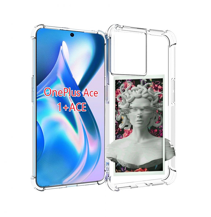 

Чехол MyPads статуя-медузы для OnePlus Ace, Прозрачный, Tocco