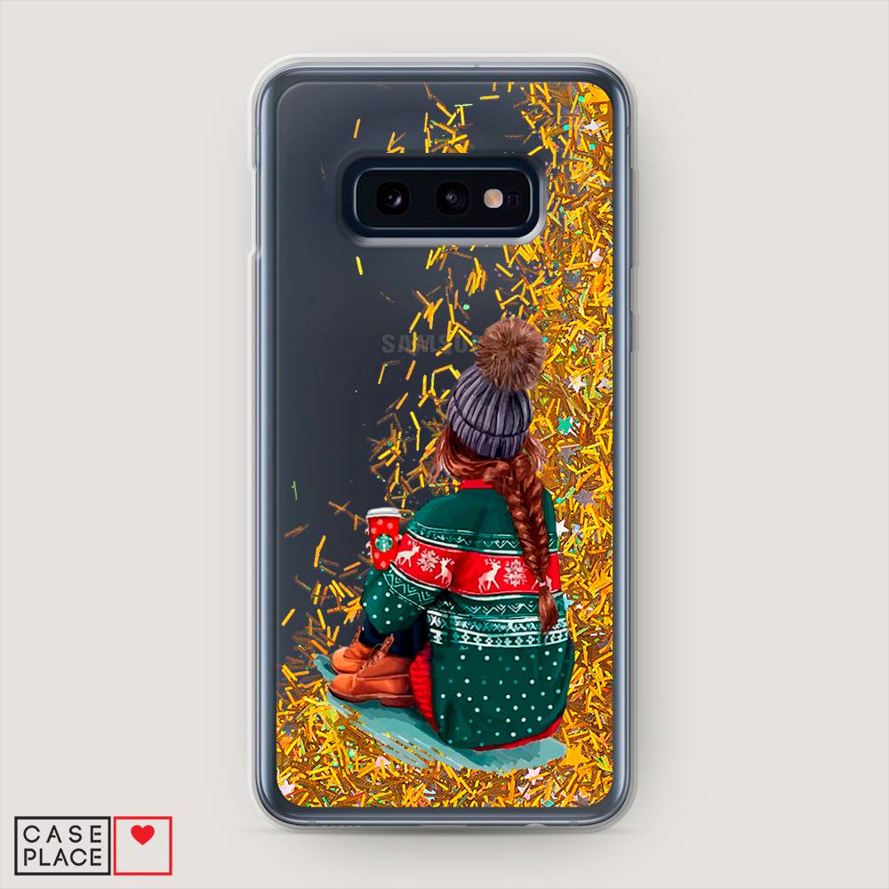 

Жидкий чехол с блестками "Winter dreams" на Samsung Galaxy S10E, 27290-1