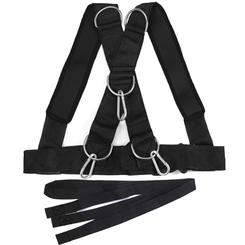 фото Фитнес-ремень globusoff fitness sled harness черный