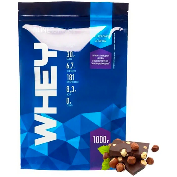 R-LINE Whey, 1000 g (шоколад орех)