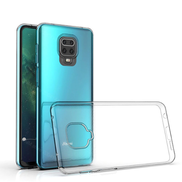 

Силиконовый чехол для Xiaomi Redmi Note 9 TPU 1мм Прозрачный глянцевый