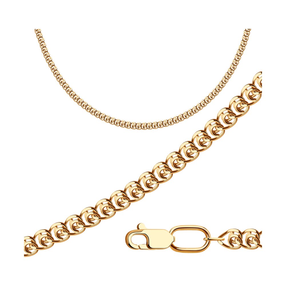 

Цепочка из серебра 60 см SOKOLOV 988080502, 988080502