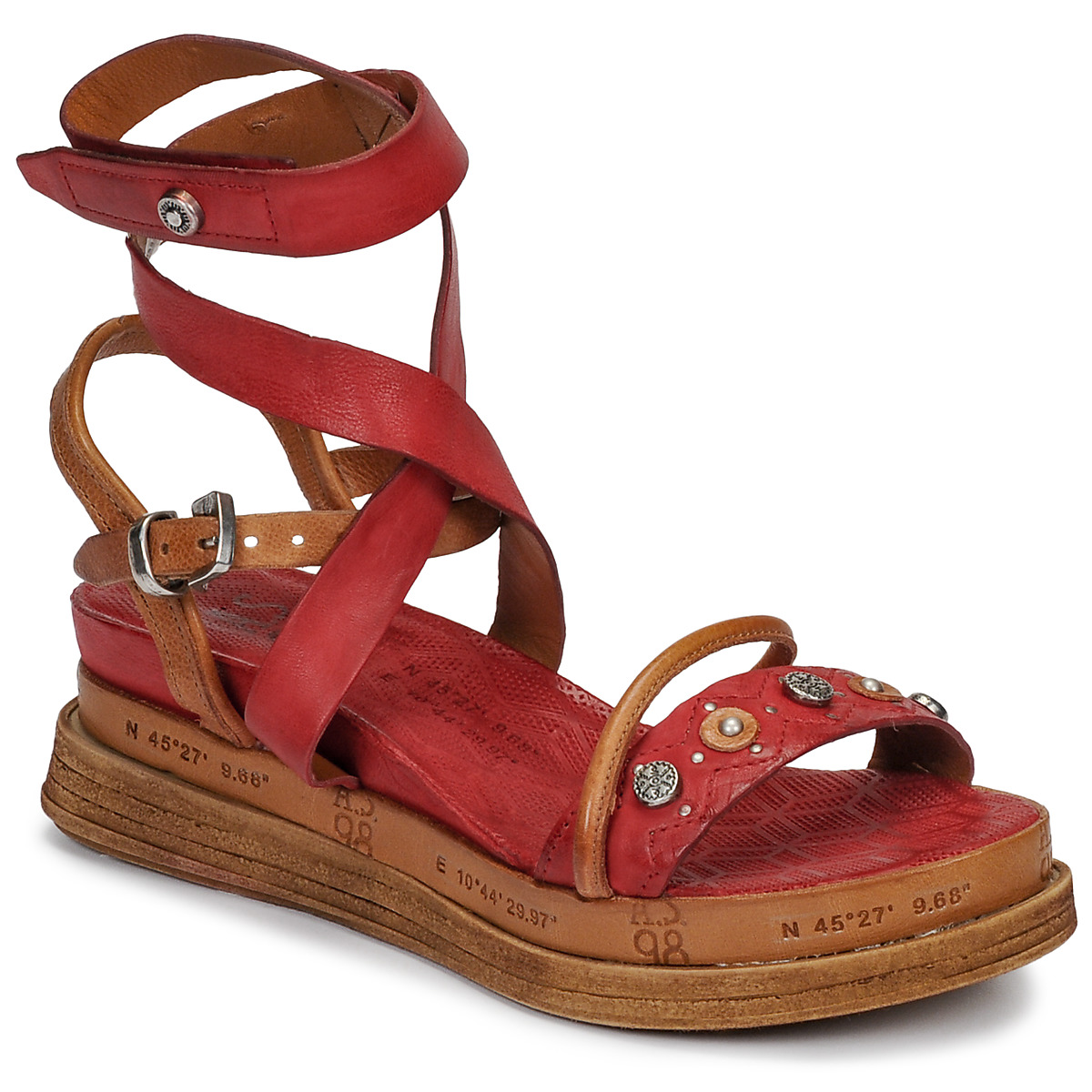 

Босоножки женские Airstep / A.S.98 13203930 красные 41 EU, Красный, 13203930