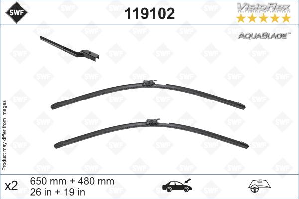 

Комплект щеток стеклоочистителя 650/480 Мм Aquablade Volvo Xc60 Ii Swf арт. 119102