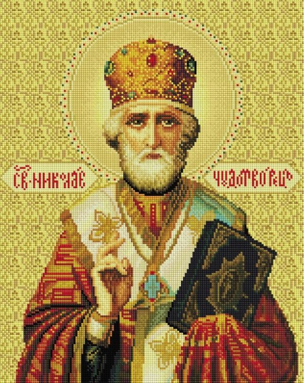 

Алмазная вышивка Белоснежка «Николай Чудотворец»