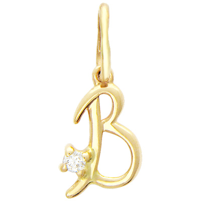 

Кулон из красного золота с фианитом Эстет 01П11016В, 01П11016В