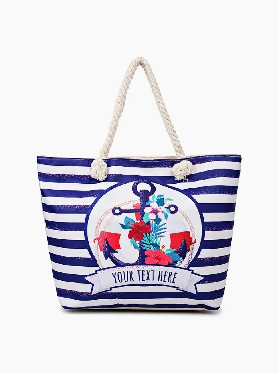 

Сумка пляжная сумка женская Rosedena BAG-46-001, темно-синий, BAG-46-001