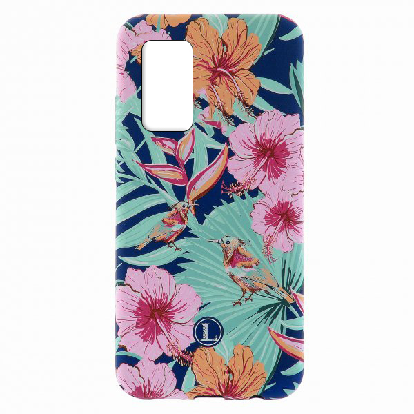 фото Силиконовый чехол для samsung galaxy s20 luxo flowers h10