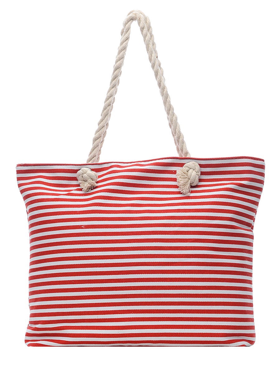 Пляжная сумка женская Rosedena BAG-46-056 красная