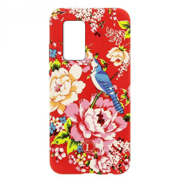 фото Силиконовый чехол для samsung galaxy s20 luxo flowers h7