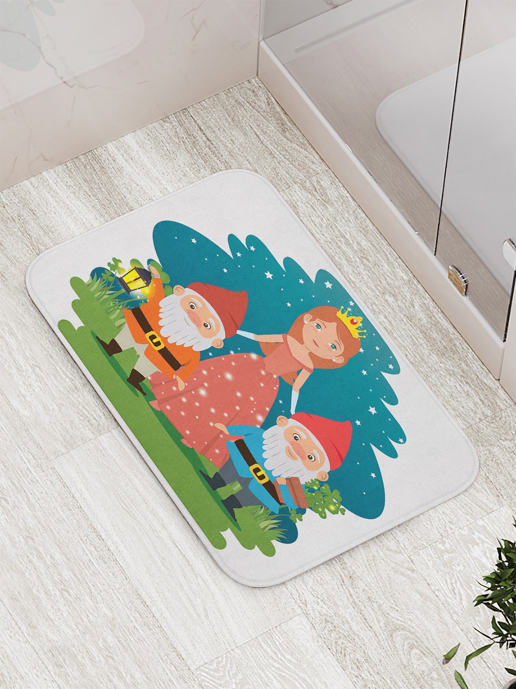 

bath_71396 Коврик противоскользящий для ванной, сауны, бассейна, 77х52 см