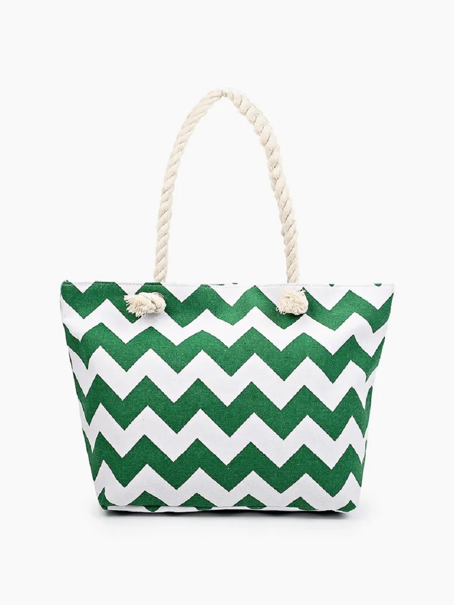Пляжная сумка женская Rosedena BAG-46-QZ-7414, зеленый