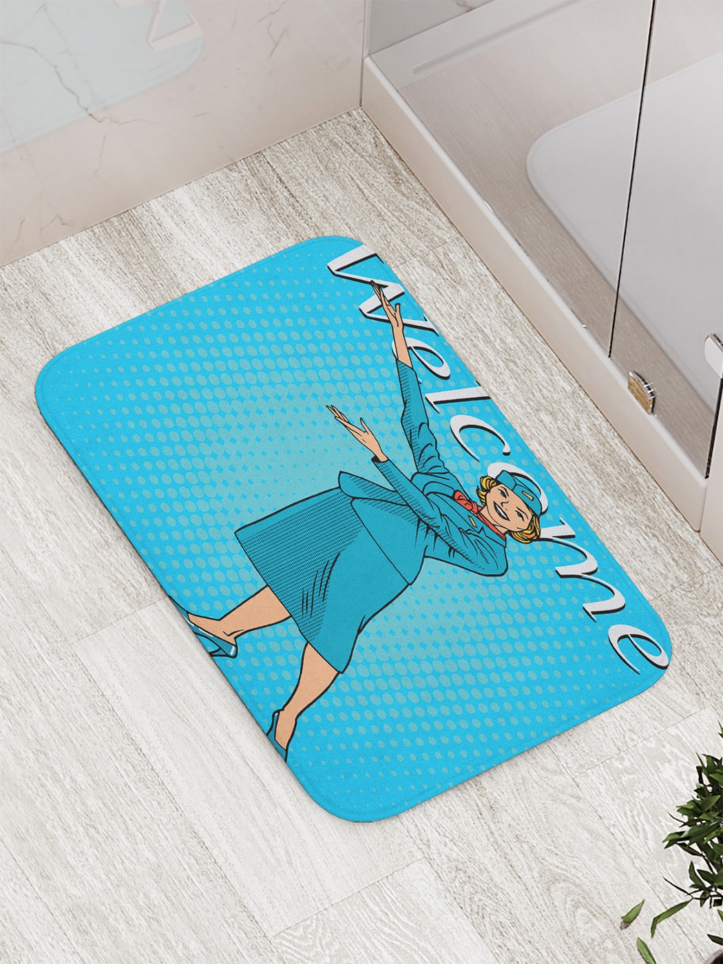 

bath_71352 Коврик противоскользящий для ванной, сауны, бассейна, 77х52 см