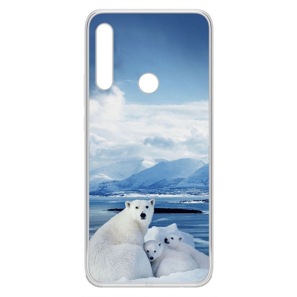 

Чехол-накладка Krutoff Clear Case Полярные медведи для Huawei P Smart Z, Прозрачный