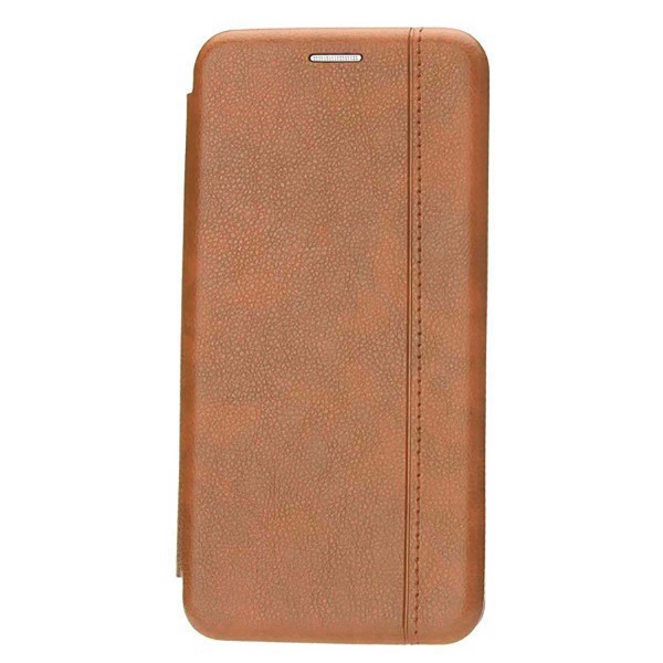 фото Чехол книжка для xiaomi redmi note 8 fashion case retro line коричневый