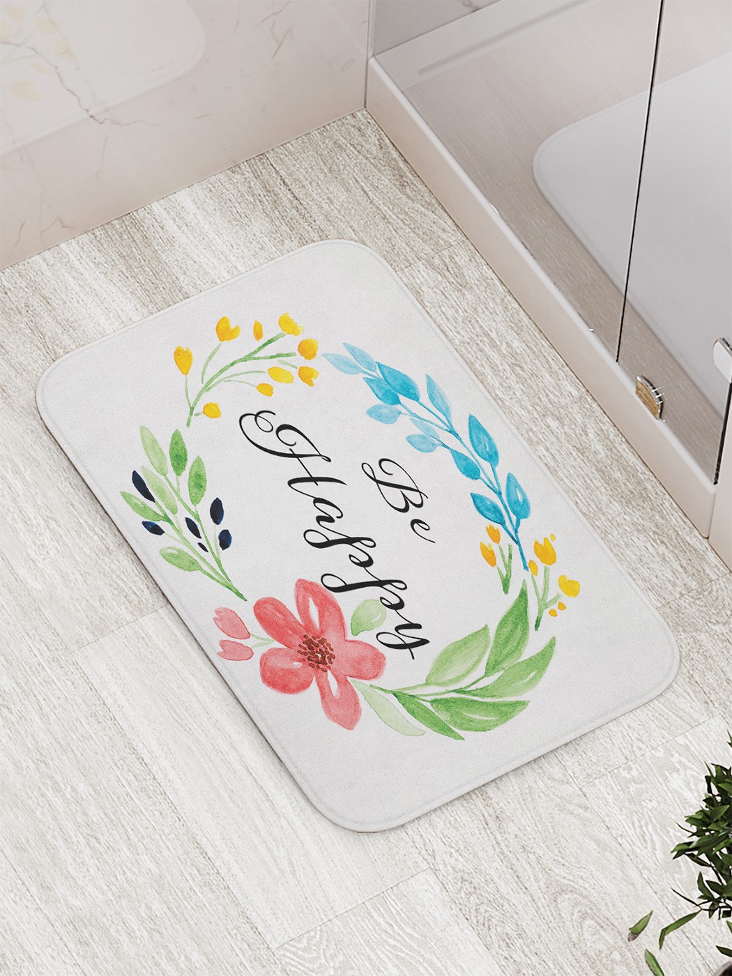 

bath_71306 Коврик противоскользящий для ванной, сауны, бассейна, 77х52 см
