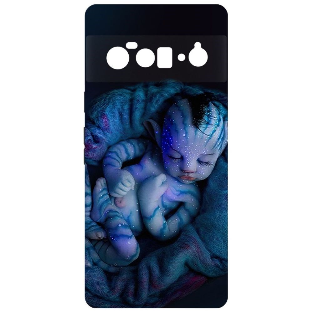 

Чехол-накладка Софт Аватар - Малышка для GOOGLE Pixel 6 Pro, Черный