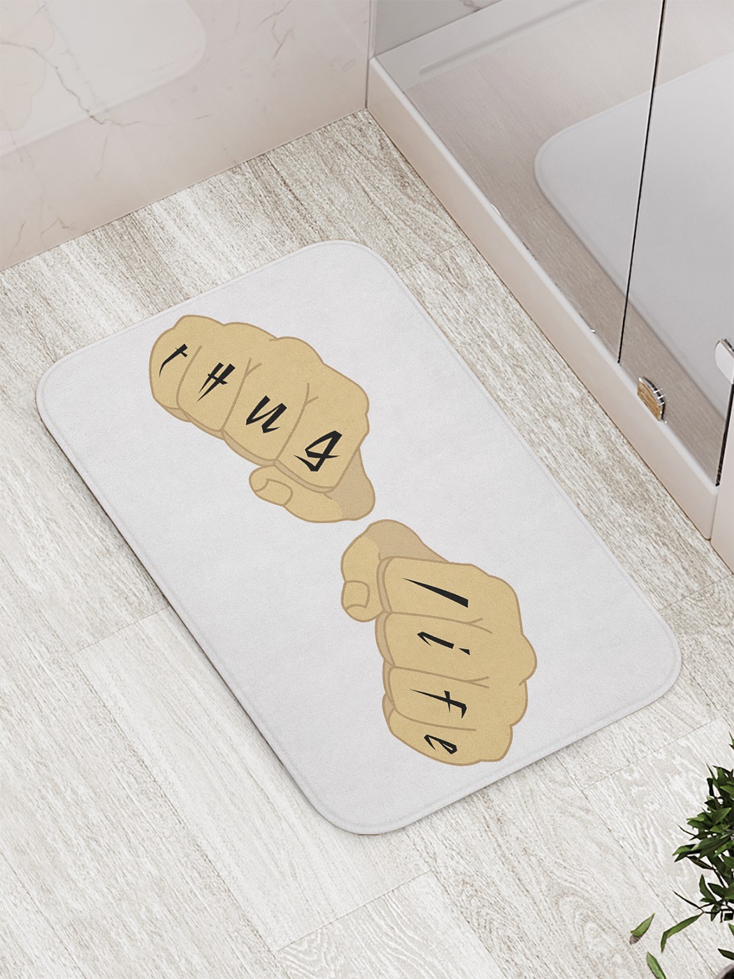 

bath_71265 Коврик противоскользящий для ванной, сауны, бассейна, 77х52 см