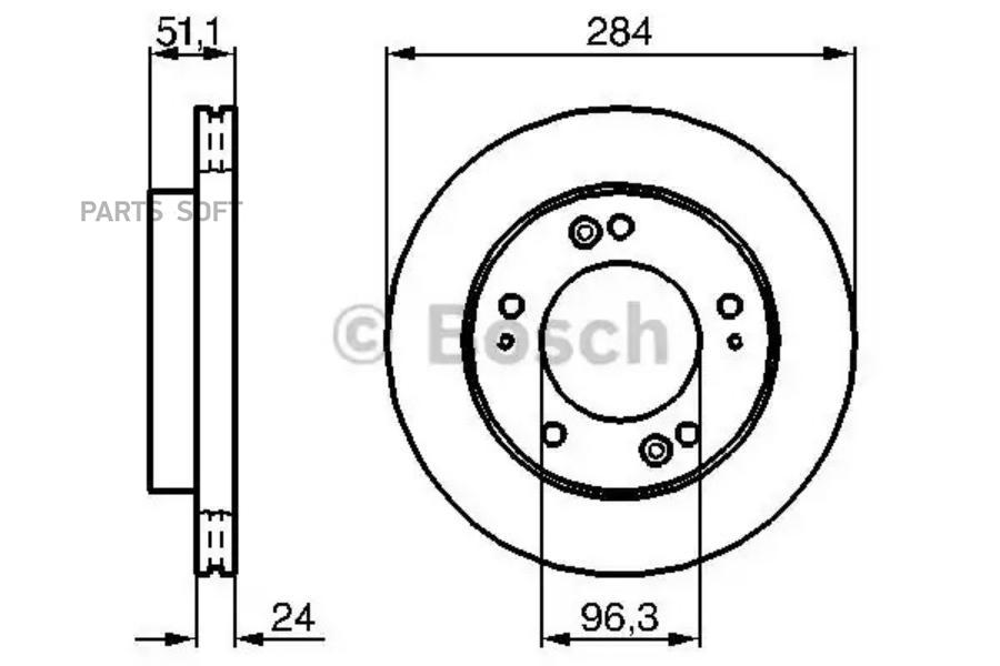 

0 986 479 020_диск торм. пер. KIA Sportage 2.0 94>
