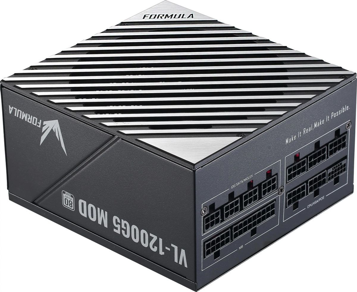 

Блок питания Formula VL-1200G5 MOD Gen.5, 1200Вт, 140мм, черный, retail