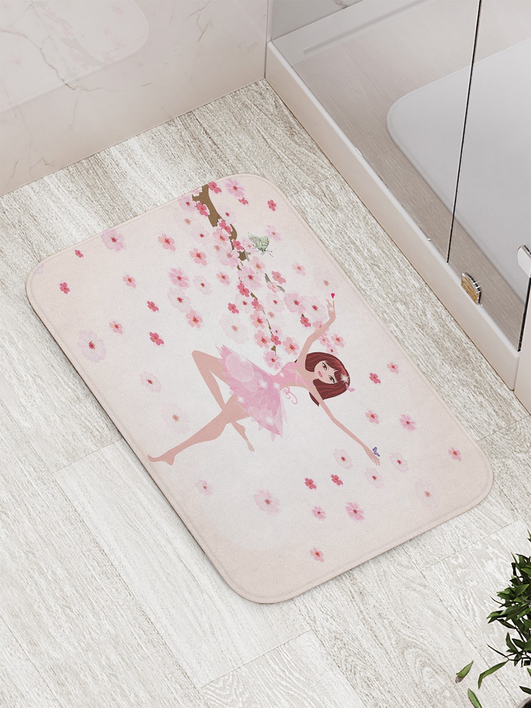 

bath_71174 Коврик противоскользящий для ванной, сауны, бассейна, 77х52 см