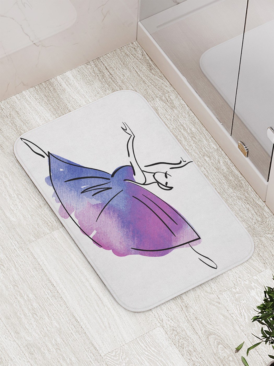 

bath_71167 Коврик противоскользящий для ванной, сауны, бассейна, 77х52 см