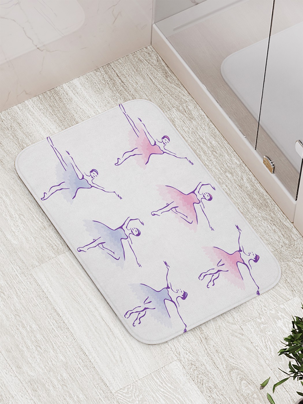 

bath_71161 Коврик противоскользящий для ванной, сауны, бассейна, 77х52 см