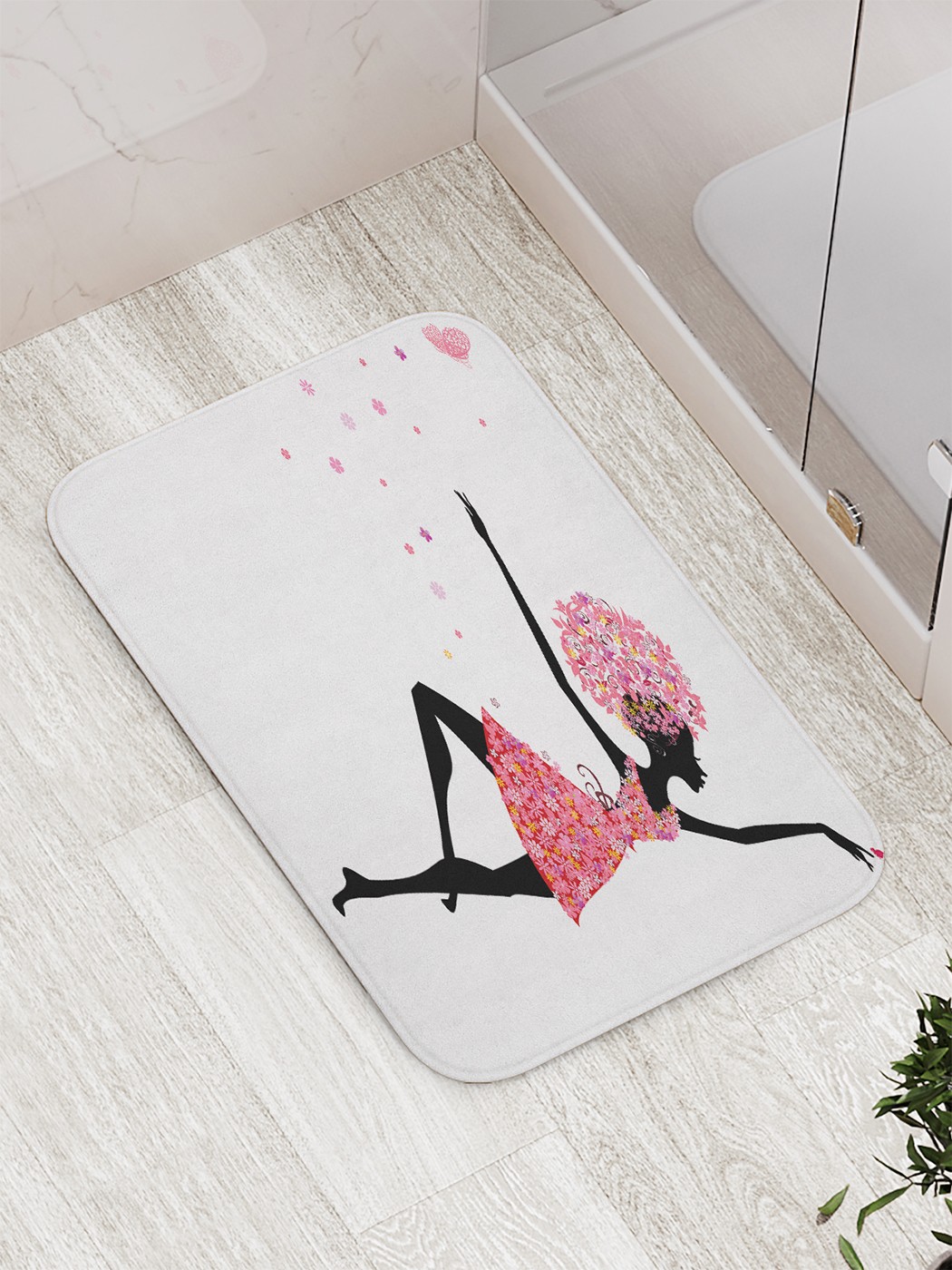 

bath_71154 Коврик противоскользящий для ванной, сауны, бассейна, 77х52 см