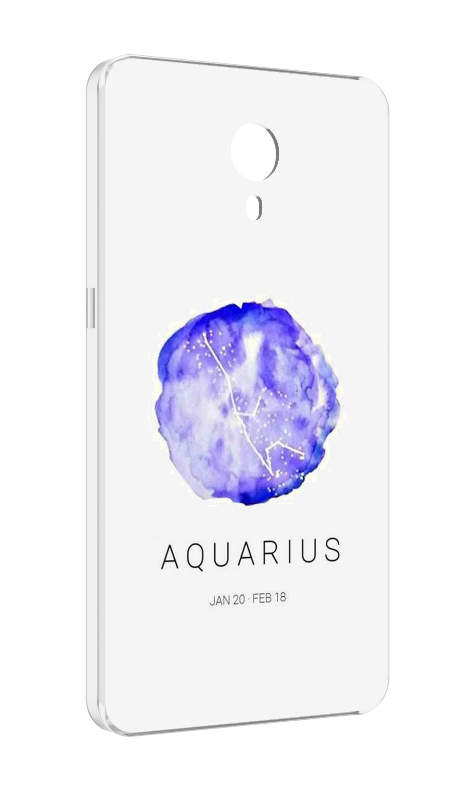 

Чехол MyPads знак зодиака водолеи 5 для Meizu M3 Note, Прозрачный, Tocco