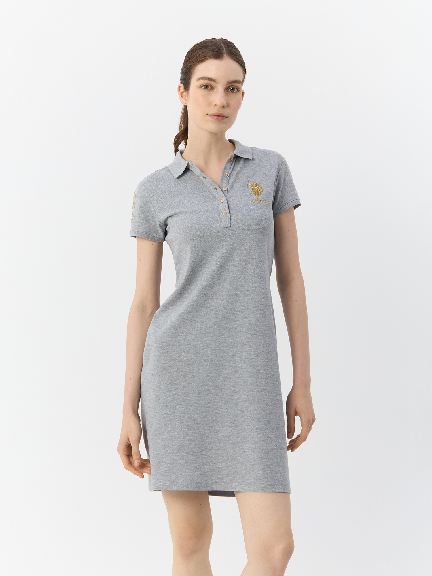 

Платье женское U.S. POLO Assn. G082SZ0750MTS02220-075 серое S, Серый, G082SZ0750MTS02220-075