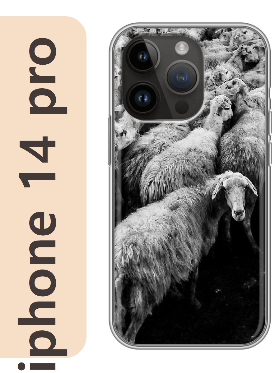 

Чехол на Apple Iphone 14 pro стадо овец 871, Iphp14zhiv