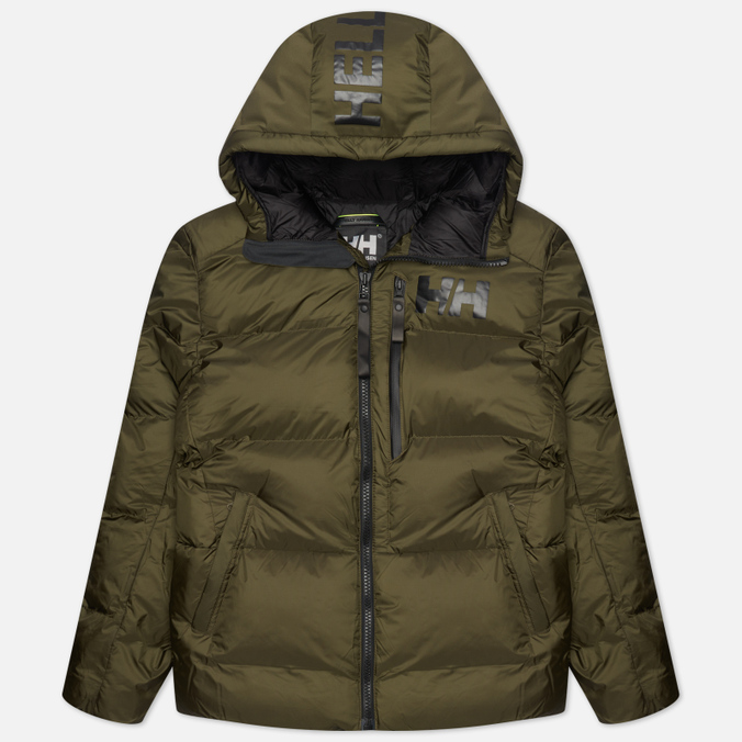 фото Зимняя куртка мужская helly hansen 53171 хаки s