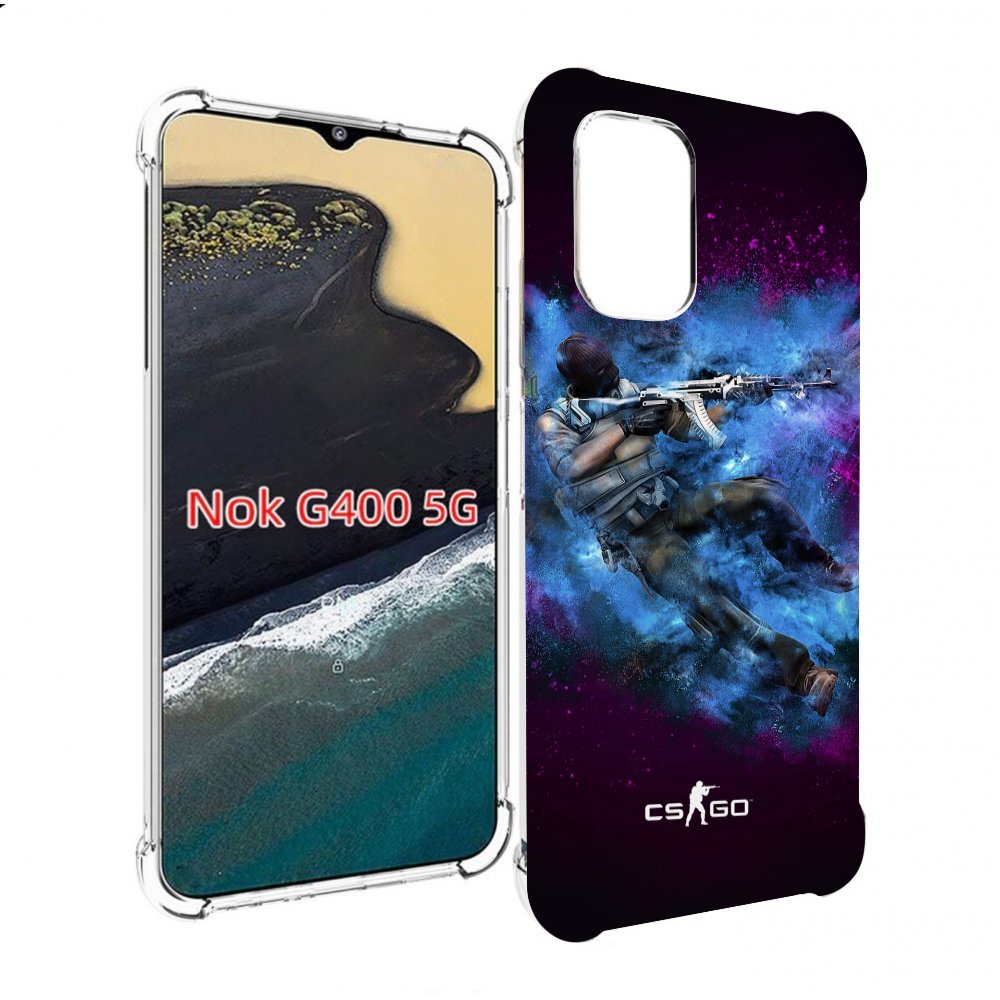 

Чехол MyPads CS-go-террорист для Nokia G400 5G, Прозрачный, Tocco