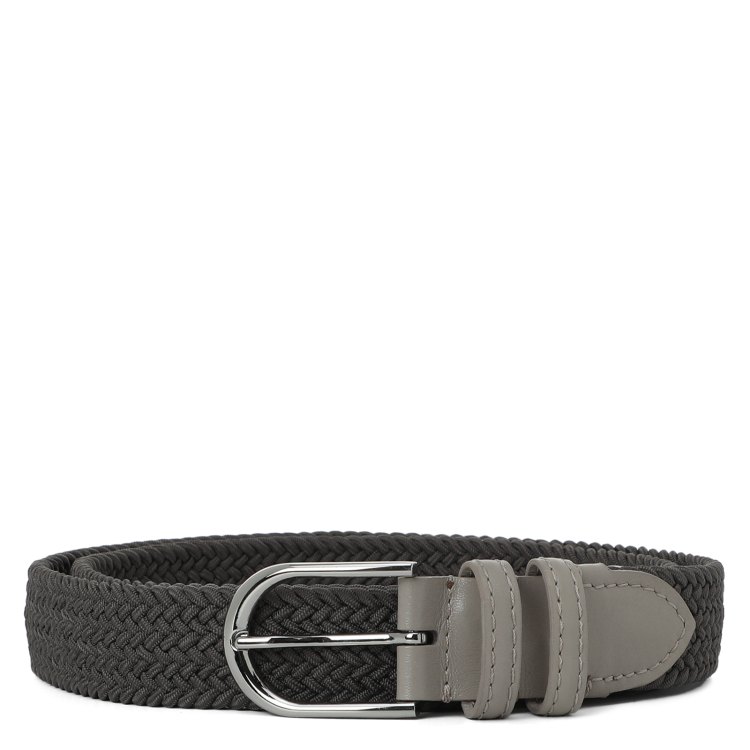 

Ремень мужской Calzetti B-01M/BRAID_S темно-серый, р. M, B-01M/BRAID_S