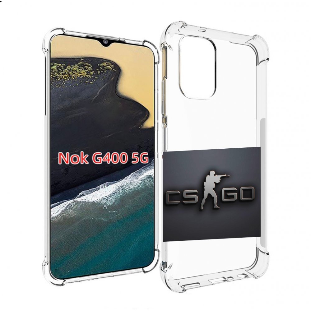 

Чехол MyPads CS go логотип мужской для Nokia G400 5G, Прозрачный, Tocco