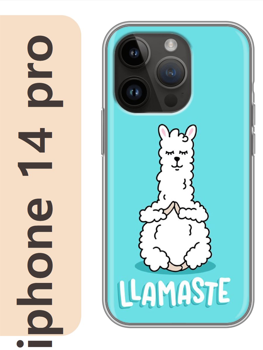

Чехол на Apple Iphone 14 pro лама ламасте 849, Iphp14zhiv