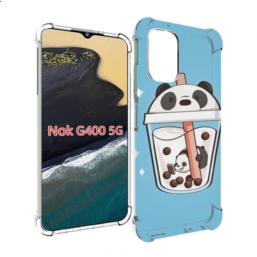 

Чехол MyPads Bubble tea для Nokia G400 5G, Прозрачный, Tocco