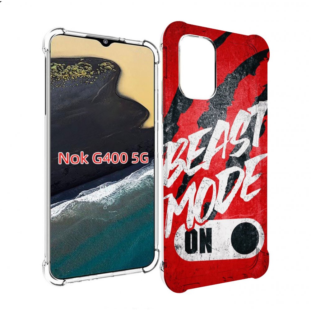 

Чехол MyPads BEAST inside You для Nokia G400 5G, Прозрачный, Tocco