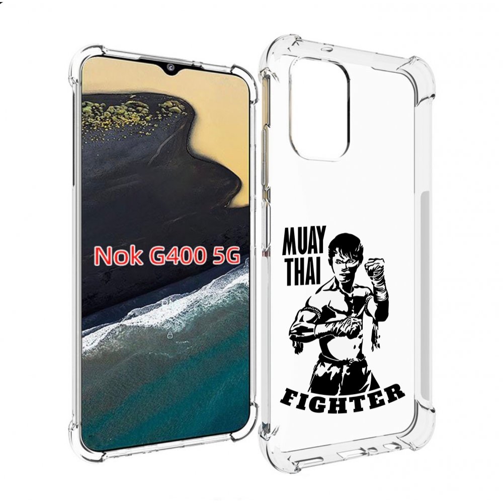 

Чехол MyPads Единоборства муайтай для Nokia G400 5G, Прозрачный, Tocco
