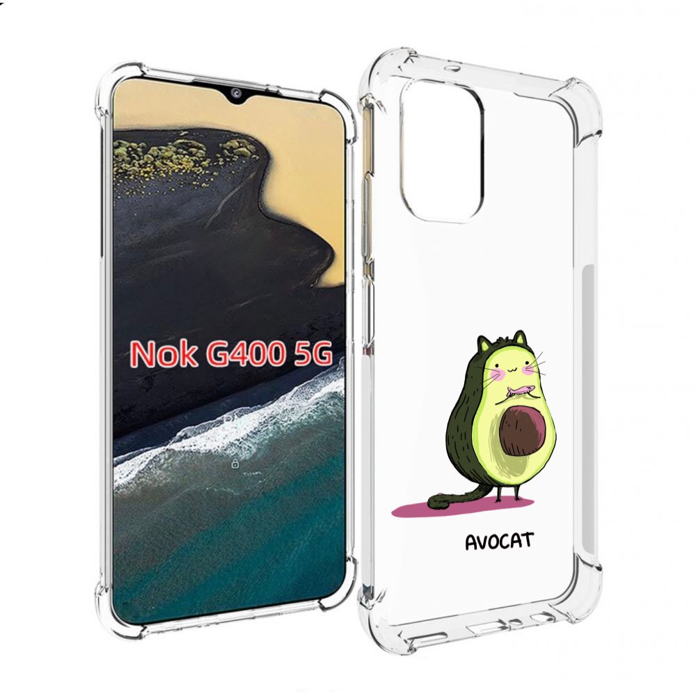 

Чехол MyPads Avocat для Nokia G400 5G, Прозрачный, Tocco