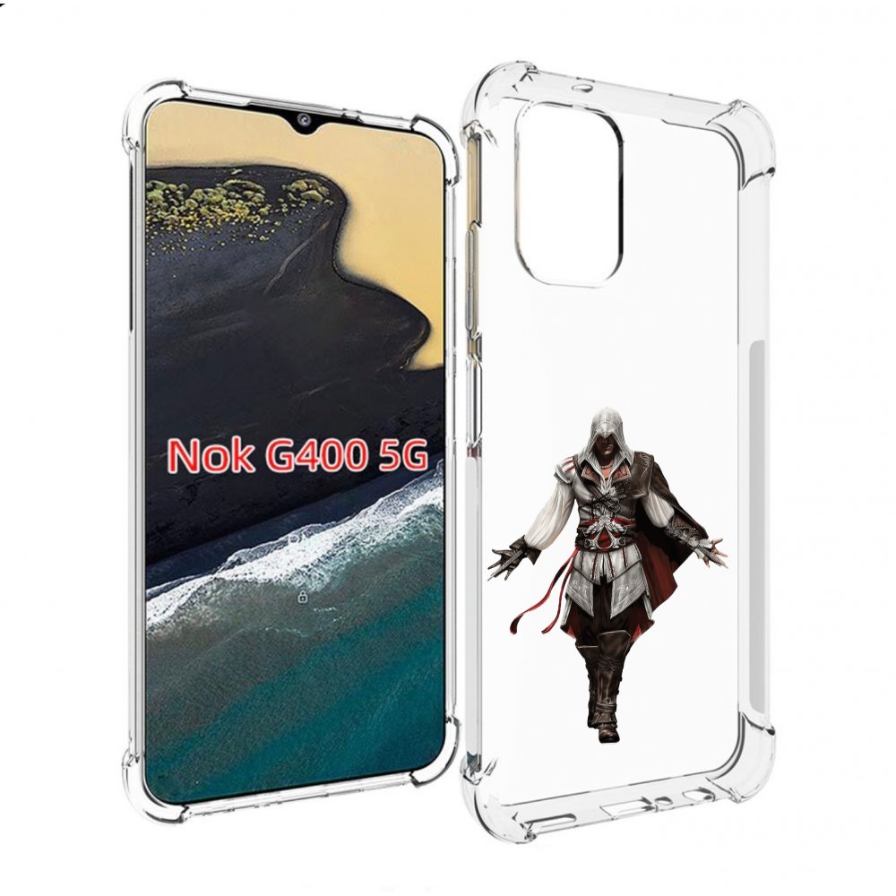 

Чехол MyPads Assassin's-Creed мужской для Nokia G400 5G, Прозрачный, Tocco